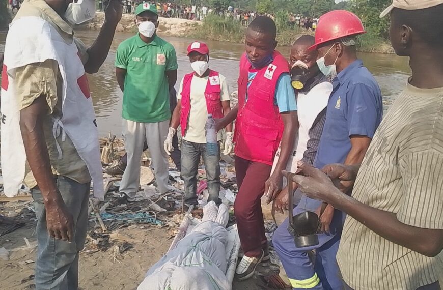 Kinshasa : le corps d’un adolescent emporté par les eaux de la rivière N’djili…
