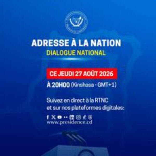 RDC : le Chef de l’État se prononce ce jeudi à 20 heures sur…